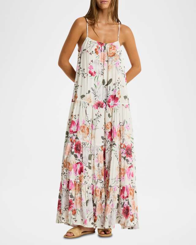 Floral Tiered Maxi Sundress